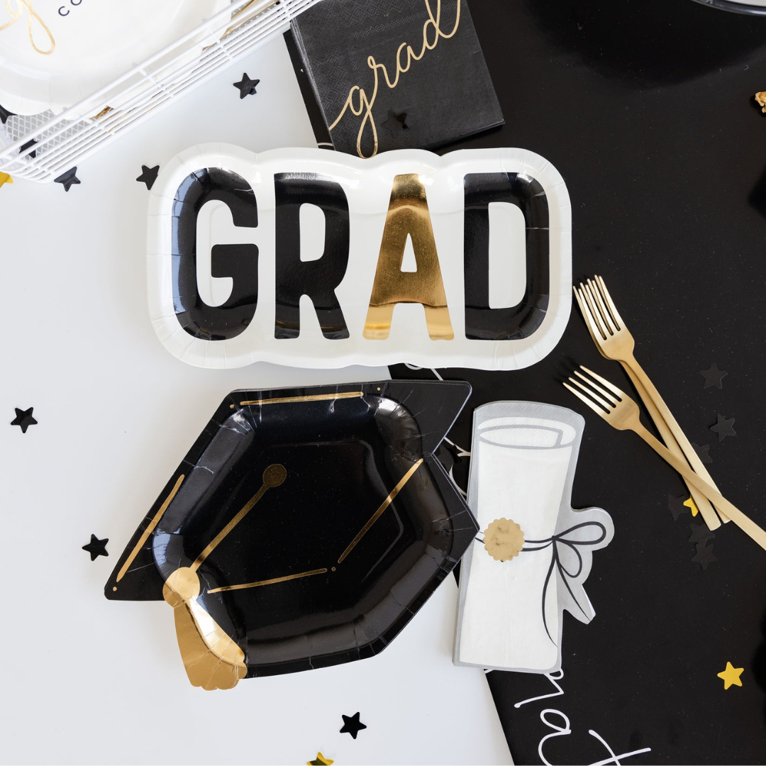 Graduation Cap Plate