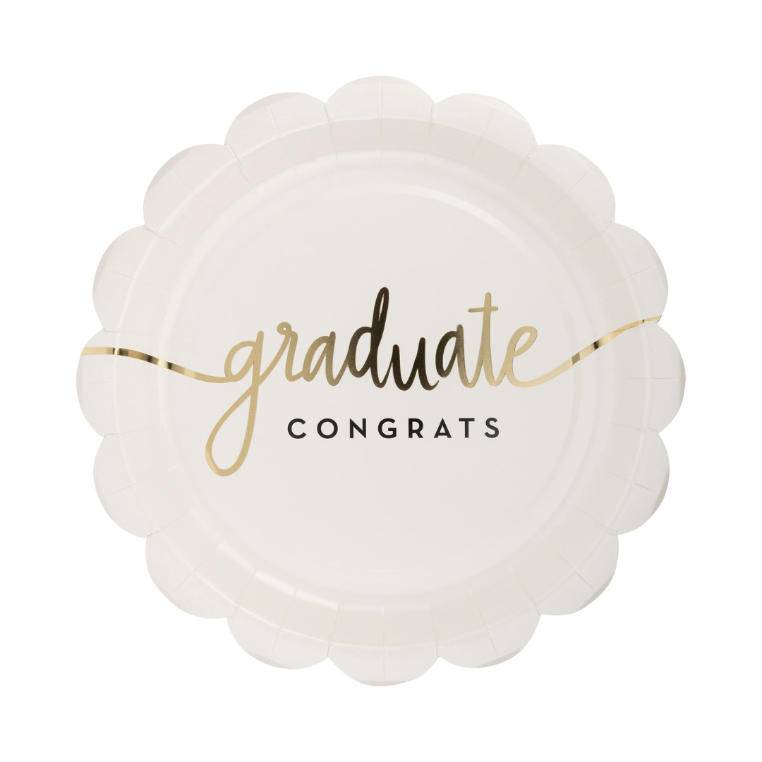 Graduate Congrats Plate